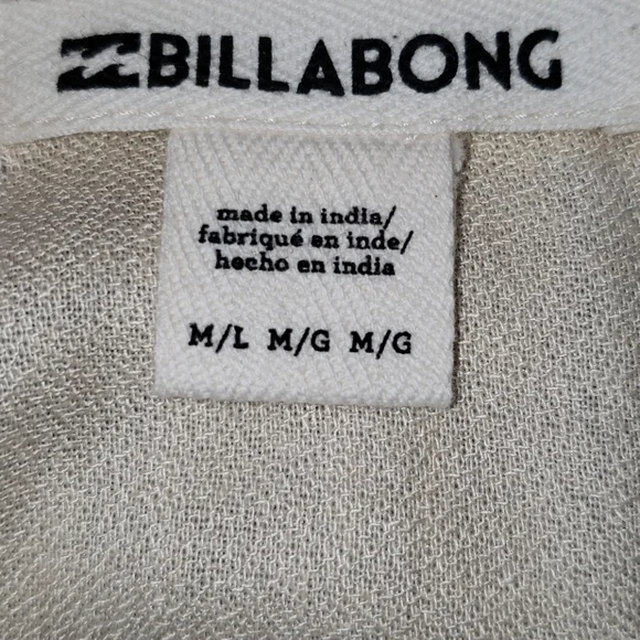 Billabong Ko Ko Mo Kimono Cover Up M/L - Picture 8 of 10